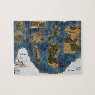 Relkili Steel Planet Relkili Kaart Hoesje Kunst Legpuzzel