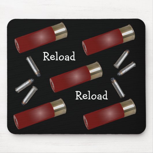 Reload Ammo Mousepad Muismat (Voorkant)