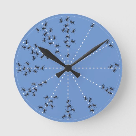 RELÓGIO DE PAREDE FORMIGAS RONDE KLOK (Voorkant)