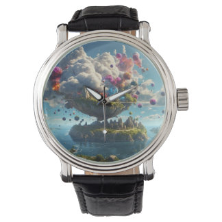 Relógio Masculino estilo Vintage em couro. Horloge