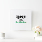 Reloj BNI Beni Bolivia Vierkante Klok (Huis)