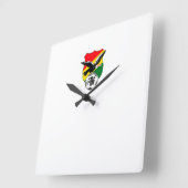 Reloj Bolivia Vierkante Klok (Hoek)
