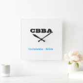 Reloj CBBA Cochabamba Bolivia Vierkante Klok (Huis)