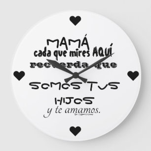 Reloj de parade dia de la madre grote klok