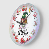 Reloj de pared en multicolor grote klok (Hoek)