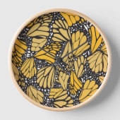 Reloj de pared estampado mariposa monarca (Voorkant)