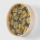Reloj de pared estampado mariposa monarca (Hoek)