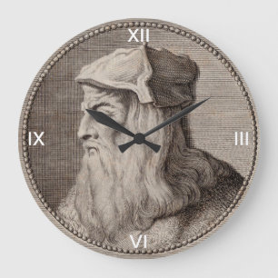 reloj de pared leonardo da vinci grote klok