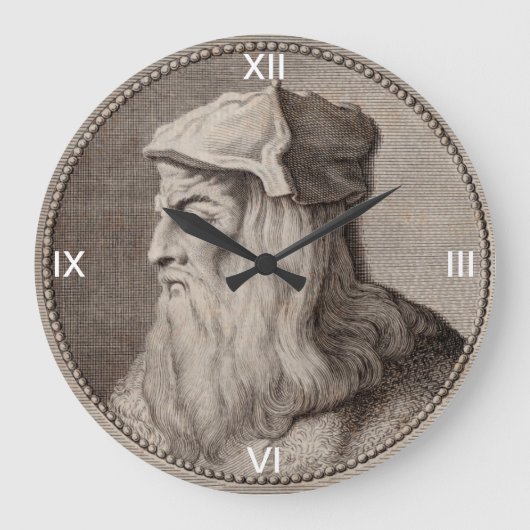 reloj de pared leonardo da vinci grote klok (Voorkant)