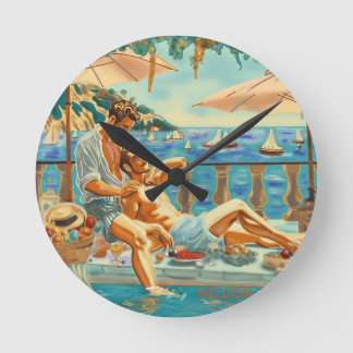 Reloj de pared lgbt ronde klok