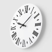 reloj de pared personalizable números romanos grote klok (Hoek)