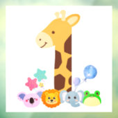 Reloj de pared raamsticker (Vel 3)