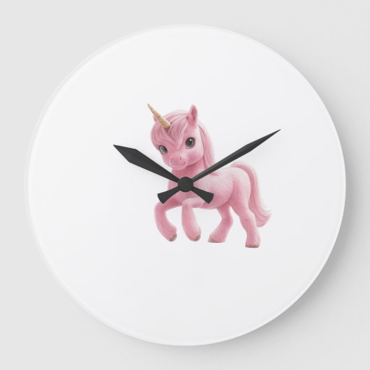 Reloj de pared Unicornio Grote Klok (Voorkant)