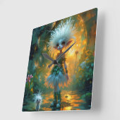 Reloj de Pared Vierkante Klok (Hoek)