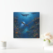 Reloj de pared vierkante klok (Huis)