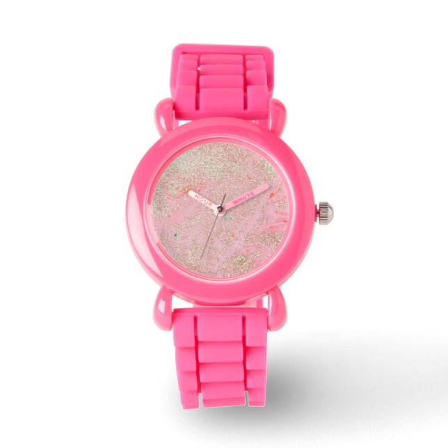 reloj rosa brillo horloge (Voorkant)