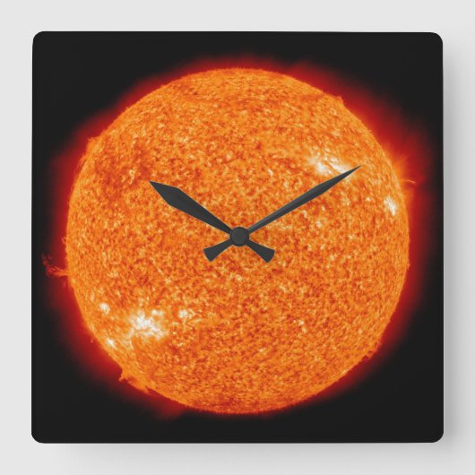 Reloj "solar" vierkante klok (Voorkant)