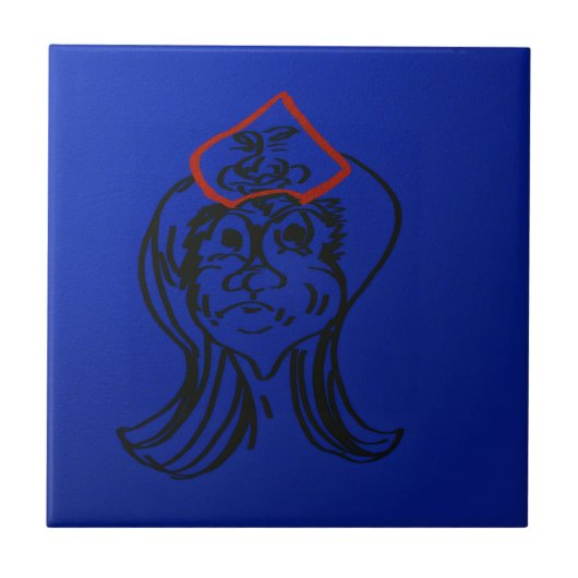 Reluctant Queen Animation Ceramic Tile Tegeltje (Voorkant)