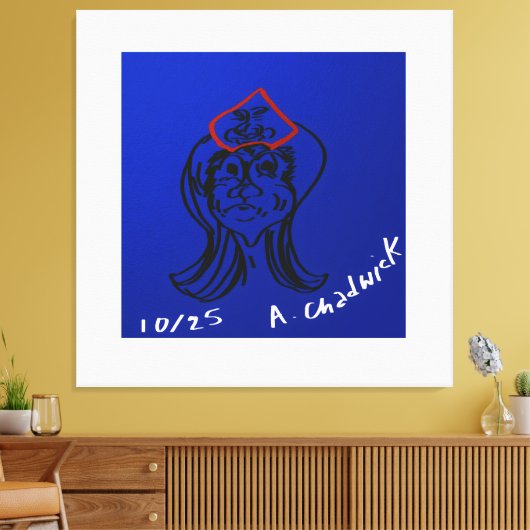 Reluctant Queen Animation Stretched Canvas (Insitu (Woonkamer))