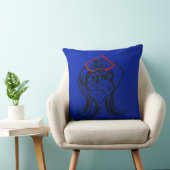 Reluctant Queen Animation Throw Pillow Kussen (Stoel)