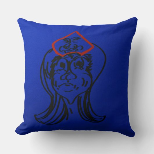 Reluctant Queen Animation Throw Pillow Kussen (Voorkant)