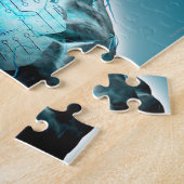 Rem 2 van het circuit legpuzzel (Zijkant)