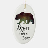 Rem als Beer Waterverf Typografie Keramisch Ornament (Rechts)