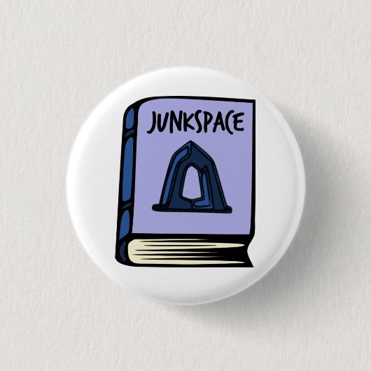 Rem Koolhaas Junkspace Book Button (Voorkant)