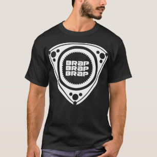 Rem Rem Witte draaiende motor T-shirt