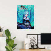 Rem ReZero Poster (Thuiskantoor)