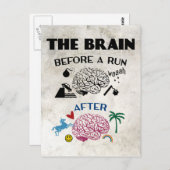 Rem van looplopers briefkaart (Voorkant / Achterkant)