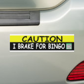 Rem voor BINGO Bumpersticker (Op auto)