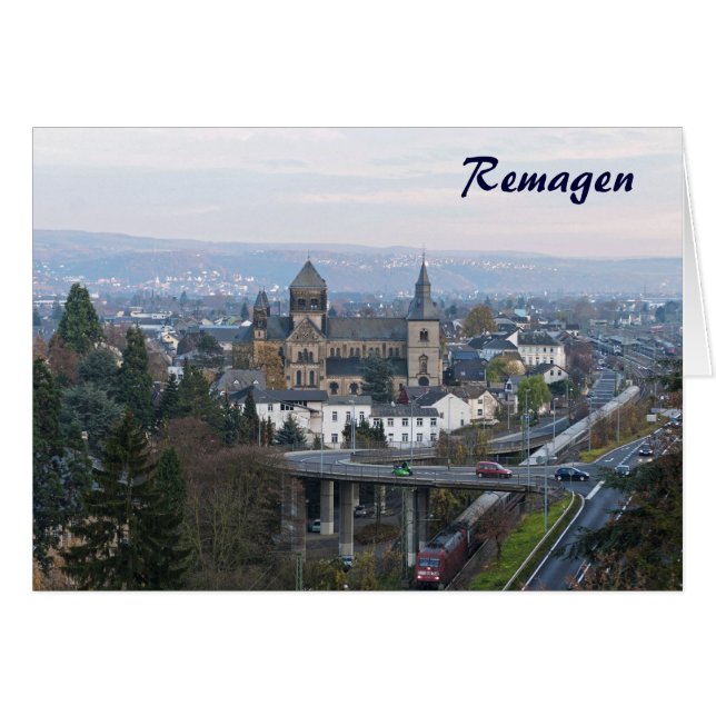 Remagen-kaart (Voorkant Horizontaal)