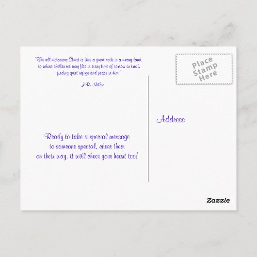 REMARQUE CHÈRE ~ Carte postale (Dos)