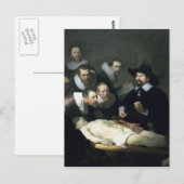 Rembrandt Art schilderen van de anatomie-les Briefkaart (Voorkant / Achterkant)