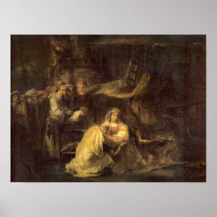 Rembrandt - Behandeling van Christus Poster