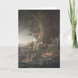 Rembrandt- Christus & St. Mary Magdalene bij het Kaart