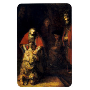 Rembrandt - De terugkeer van de prodigal Son Magneet