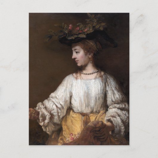 Rembrandt Flora Briefkaart (Voorkant)