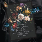 Rembrandt Floral Dark & Moody Faire-part de mariag