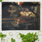 Rembrandt la serviette de cuisine de montre de (Plié)