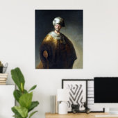 Rembrandt Man in Oriental Costume Poster (Thuiskantoor)