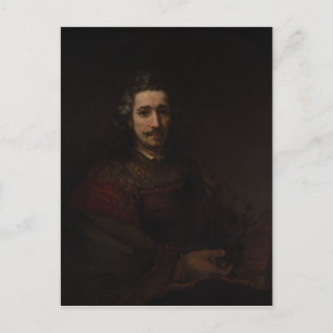Rembrandt Man met een vergrootglas Briefkaart