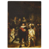 Rembrandt Nightwatch Night Watch Baroque schilderi Klembord (Achterkant)