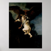 Rembrandt - Ontvoering van Ganymede Poster (Voorkant)