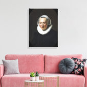 Rembrandt Portret van een vrouw Canvas Afdruk (Insitu (Woonkamer))
