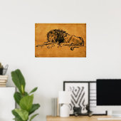 Rembrandt - Poster de Reest Leo (Bureau à domicile)