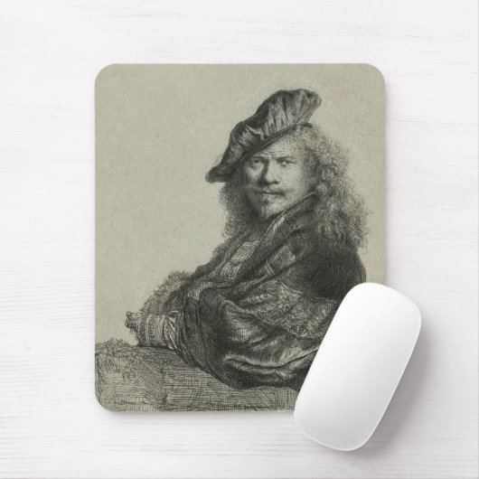 Rembrandt Self-Portrait CC0170 Mousepad Muismat (Met muis)