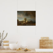 Rembrandt Stone-brug Poster (Keuken)