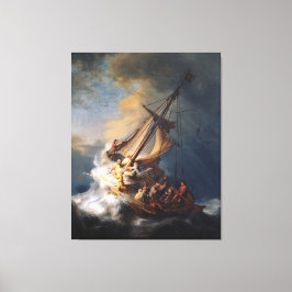 Rembrandt Storm Zee van het Schilderen van Galilea Canvas Afdruk